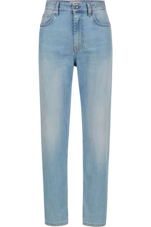 Iceberg Jeans, Dame, Blå, W27, Denim, Indigo mom comfort fit 5-pocket denim bukser