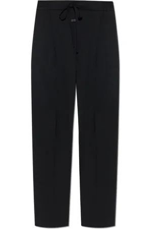 FEAR OF GOD Bukser, Herre, Sort, S, Bomuld, Bukser med logo patch