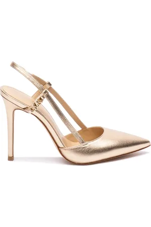 Michael Kors Sko, Dame, Gul, 35 EU, Uld, Veronica Slingback Pumps