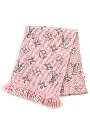 LOUIS VUITTON Pre-owned, Dame, Lyserød, ONE SIZE, Uld, Pre-owned Uld trklaeder