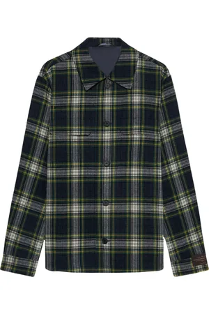 Brooks Brothers Jakke, Herre, Flerfarvet, XL, Uld, Marineblå Jakke i Jomfruuld