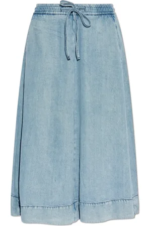 Gestuz Nederdel, Dame, Blå, XS, Denim, Denim nederdel