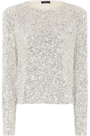 Bruuns Bazaar Bluser & Skjorter, Dame, Grå, XS, Uld, Sequin Bluse