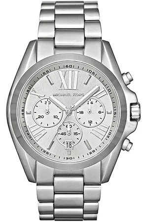 Michael Kors Tilbehør, Dame, Grå, ONE SIZE, Bradshaw Chronograph Ur