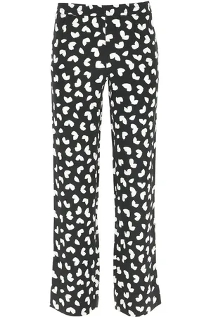 Michael Kors Bukser, Dame, Sort, L, Uld, Bredde Bukser