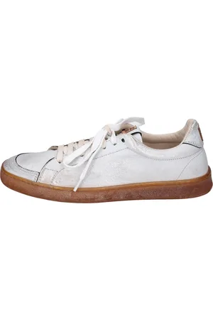 Moma Sko, Dame, Grå, 37 EU, Læder, Vintage Læder Sneakers