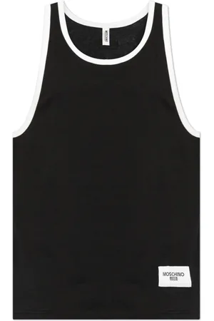 Moschino Top, Herre, Sort, XS, Bomuld, Top fra undertøjslinjen