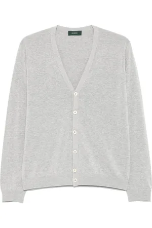 ZANONE Strik, Herre, Grå, XL, Grå Sweaters til Mænd