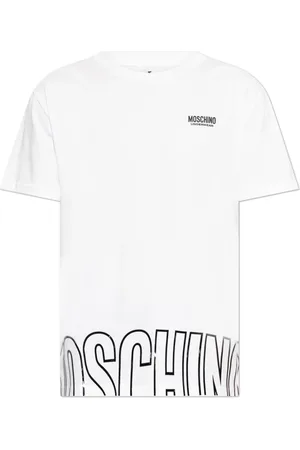 Moschino Top, Herre, Hvid, 2XL, Bomuld, T-shirt fra undertøjslinjen
