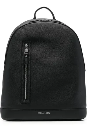 Michael Kors Taske, Herre, Sort, ONE SIZE, Læder, Hudson Slim Rygsæk i Læder