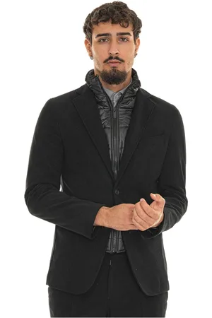 HUGO BOSS Jakke, Herre, Sort, L, Uld, Stilful Klassisk Jakke