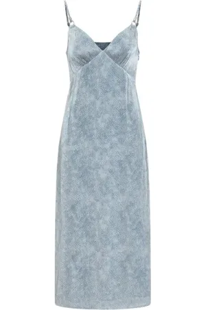 Michael Kors Kjole, Dame, Blå, XS, Elegant Kjole