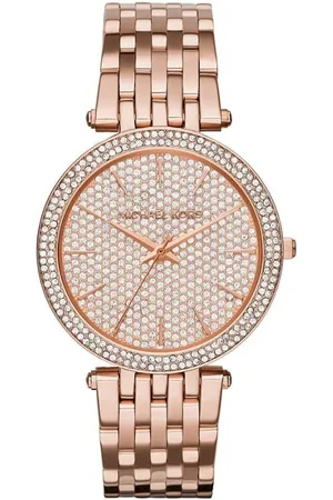 Michael Kors Tilbehør, Dame, Lyserød, ONE SIZE, Uld, Darci ur