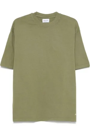 AMISH Top, Herre, Grøn, S, Grøn Crew Neck T-shirts og Polos