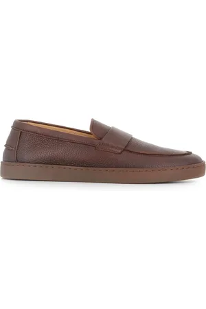 HENDERSON BARACCO Sko, Herre, Brun, 41 EU, Læder, Brun Slip-On Lædersko