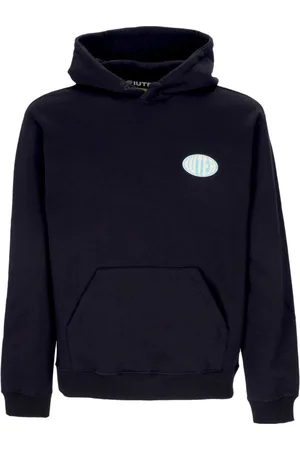 IUTER Sweathshirts & Hoodies, Herre, Sort, XL, Bomuld, Sort hættetrøje med kængurulomme
