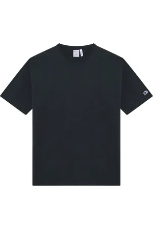 Champion Top, Herre, Blå, L, Hamp, Kortærmet Rund Hals T-Shirt