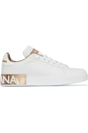 Dolce & Gabbana Sko, Dame, Hvid, 38 1/2 EU, Hvid Sneaker