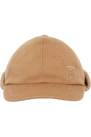 Burberry Tilbehør, Herre, Brun, S, Uld, Kashmirhue med skygge