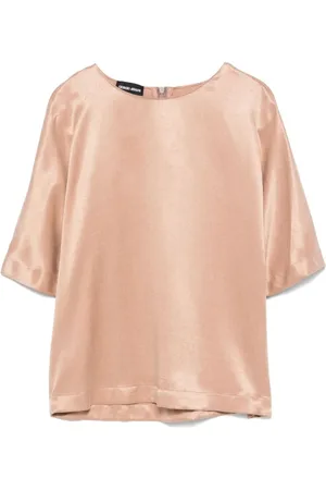 Giorgio Armani Bluser & Skjorter, Dame, , XS, Crew Neck Skjorte