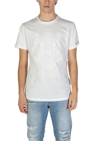 Antony Morato Top, Herre, Hvid, S, Bomuld, Tiger Head Embossed T-Shirt