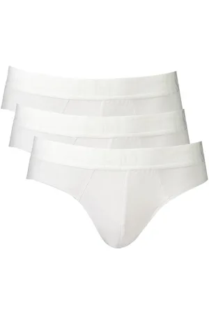 Bikkembergs Undertøj, Herre, Hvid, S, Bomuld, Klassiske bomuldsbriefs pakke