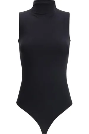 Wolford Top, Dame, Sort, S, Elegant Bodysuit med Mock Neck