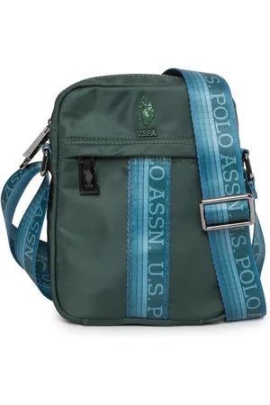 U.S. Polo Assn. Taske, Herre, Grøn, ONE SIZE, Uld, Stilfuld Crossbody Taske med Lynlås