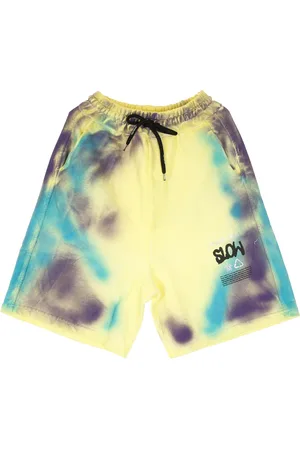MAUNA KEA Shorts, Herre, Flerfarvet, S, Bomuld, Gule Mænds Tracksuit Shorts Letvægts Bomuld