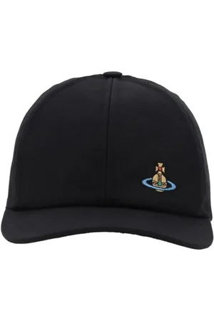 Vivienne Westwood Tilbehør, Herre, Sort, S/M, Bomuld, Broderet Orb Baseball Hat