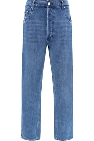 Prada Jeans, Herre, Blå, W32, Denim, Straight Leg Denim Jeans