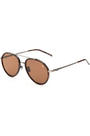 Belstaff Tilbehør, Herre, Brun, ONE SIZE, Brun Titanium Aviator Solbriller