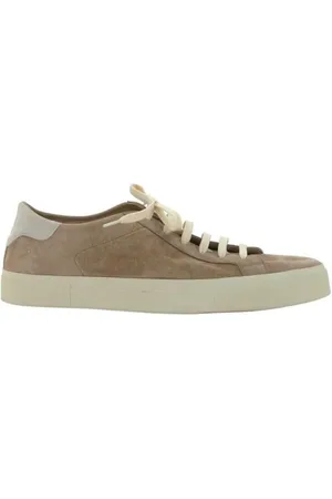 Brunello Cucinelli Sko, Herre, , 43 EU, Suede, Suede LowTop Sneakers