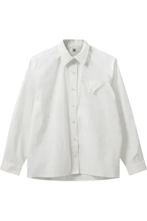 THE GARMENT Bluser & Skjorter, Dame, Hvid, L, Lomme Skjorte til Cypern Stil