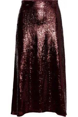 Wakakuu Nederdel, Dame, Rød, XS, Elegant Alba Skirt til kvinder