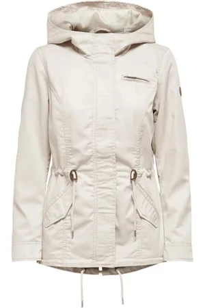 ONLY Jakke, Dame, , S, Bomuld, Hættet Zip Blazer med Lommer
