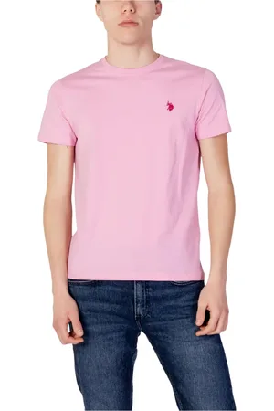 U.S. Polo Assn. Top, Herre, Lyserød, S, Bomuld, Klassisk Bomuld T-Shirt