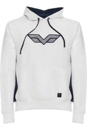 ARMATA DI MARE Sweathshirts & Hoodies, Herre, Hvid, XL, Bomuld, Bomuld Blend Hættetrøje Sweatshirt