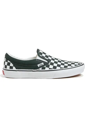 Vans Sko, Herre, Grøn, 40 EU, Farvet Teori Slip-On Checkboard Sko