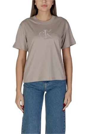 Calvin Klein Top, Dame, , XS, Bomuld, Plain Cotton Tee Short Sleeve