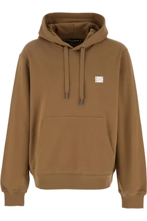 Dolce & Gabbana Sweathshirts & Hoodies, Herre, , S, Bomuld, hættetrøje med snørehætte