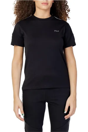 Fila Top, Dame, Blå, XS, Bomuld, Blå Crew Neck T-Shirt