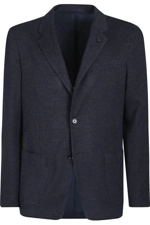 LARDINI Jakke, Herre, Blå, L, Strikjakke