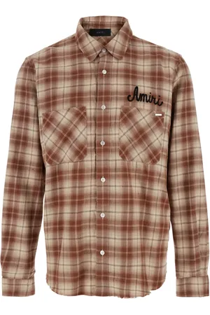 AMIRI Skjorte, Herre, , L, Bomuld, Logo Print 