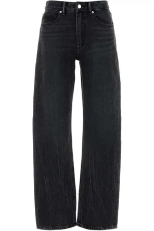 Alexander Wang Jeans, Dame, Grå, W26, Denim, Mørkegrå Denim Jeans