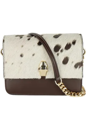 Roberto Cavalli Taske, Dame, Brun, ONE SIZE, Uld, Elegant To-Tone Skuldertaske