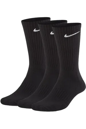 Nike Undertøj, Herre, Sort, L, Bomuld, Polstret Crew Sokker til Mænd