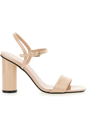 Pollini Sko, Dame, , 38 EU, Læder, Patent Læder Square Toe Pumps