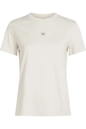 Calvin Klein Top, Dame, , M, Bomuld, Rund Hals T-Shirt
