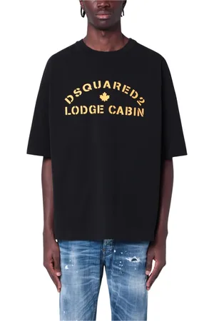 Dsquared2 Top, Herre, Sort, S, Kortærmet rund hals T-shirt
